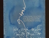 Freie Kalligrafie Worte