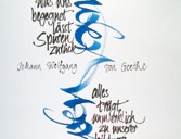 Kalligrafie Spuren